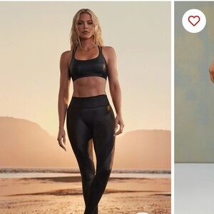 Shine on black legging